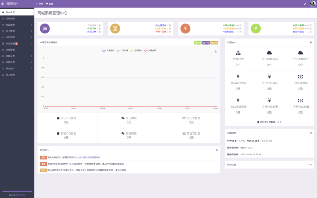 孤傲云商城系统源码 彩虹云商城系统plus史诗级增强版插图1
