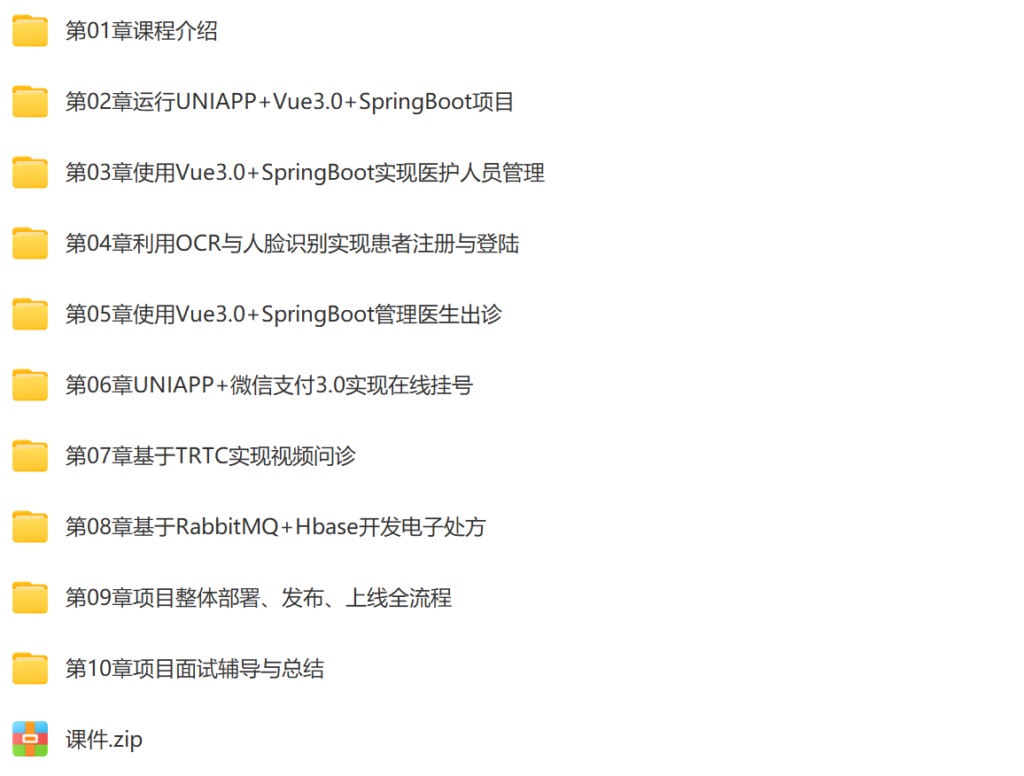 全栈开发医疗小程序 SpringBoot2.X + Vue + UniAPP 带源码插图 全栈开发医疗小程序 SpringBoot2.X + Vue + UniAPP 带源码插图