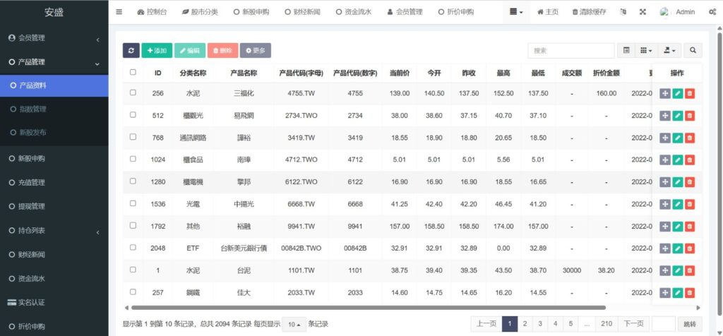 uniapp源码+计划任务 台股平台源码 新股申购 分类后台控制插图3 uniapp源码+计划任务 台股平台源码 新股申购 分类后台控制插图3