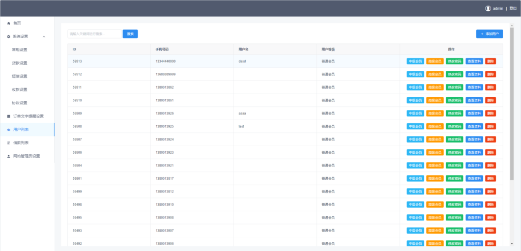 开源版中文和越南语贷款源码 贷款平台下载 小额贷款系统 贷款源码运营版插图6