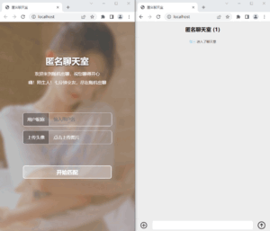 七分钟交友匿名聊天室源码-山水资源站