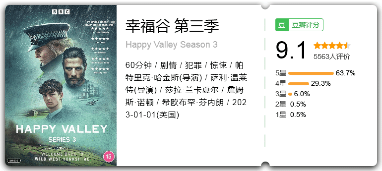 幸福谷第三季 [2023][9.1分][剧情 惊悚 犯罪][英国]插图