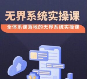 无界系统实操课【38节完整版】，全体系落地无界改版后选择、出价、高投产做付费引流-山水资源站