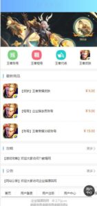 王者荣耀代练交易系统源码-山水资源站