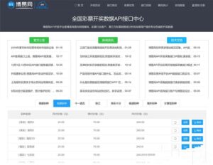 仿博易开奖数据API接口提供网站整站源码+对接支付+完整视频教程-山水资源站