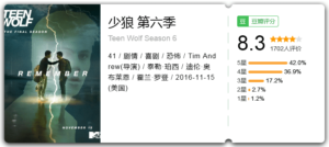 少狼 1-6季[2016][8.3分][剧情 喜剧 恐怖] -山水资源站