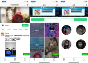 朋友圈发圈助手文案,头像,壁纸组合微信小程序源码下载-山水资源站