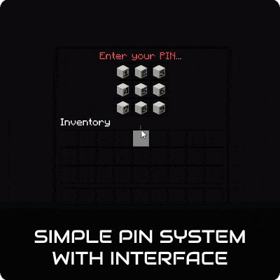 PINPrompt – 强大的 GUI PIN 安全⛔️双因素身份验证 ⛔️ [1.8.x – 1.20.x] 3.15.1插图1
