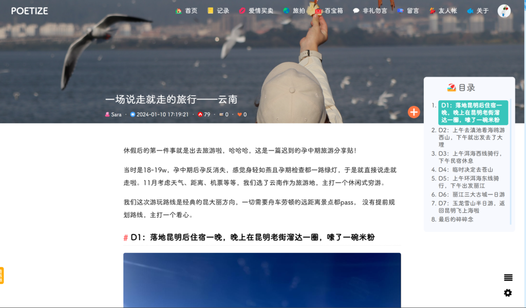 POETIZE个人博客系统源码 | 最美博客插图9 POETIZE个人博客系统源码 | 最美博客插图9