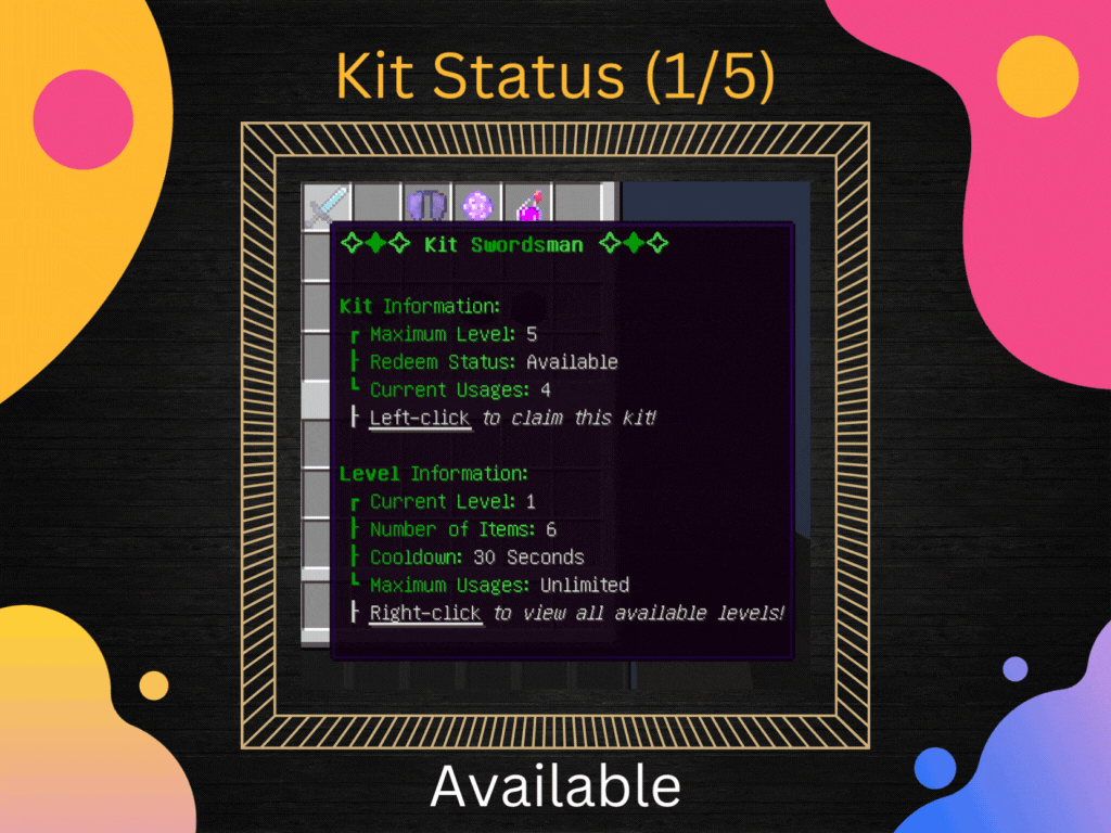 【高级礼包】✦类别⚡️预览 GUI✨套件升级套件✨代金✨券 动画✨MYSQL-YAML⚡️v1.8.8-1.20✦ 1.17.2插图15 【高级礼包】✦类别⚡️预览 GUI✨套件升级套件✨代金✨券 动画✨MYSQL-YAML⚡️v1.8.8-1.20✦ 1.17.2插图15