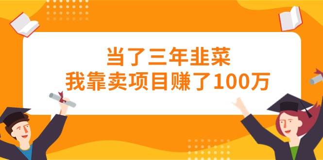 当了三年韭菜我靠卖项目赚了100万插图 当了三年韭菜我靠卖项目赚了100万插图