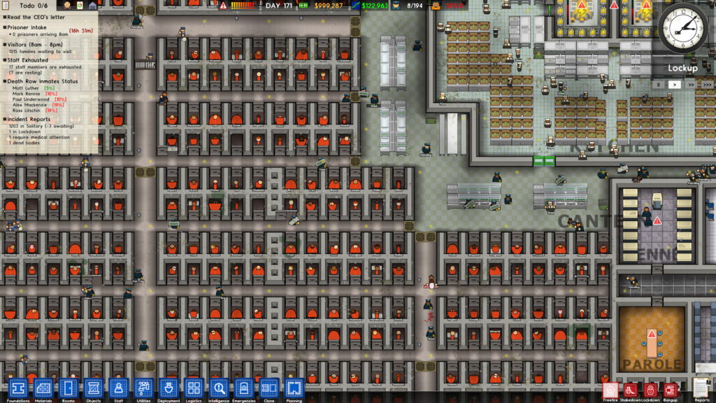 《监狱建筑师/Prison Architect》BUILD 10630057|集成DLCs|容量555MB|官方简体中文|支持键盘.鼠标|赠多项修改器|赠700人超大监狱存档插图1 《监狱建筑师/Prison Architect》BUILD 10630057|集成DLCs|容量555MB|官方简体中文|支持键盘.鼠标|赠多项修改器|赠700人超大监狱存档插图1