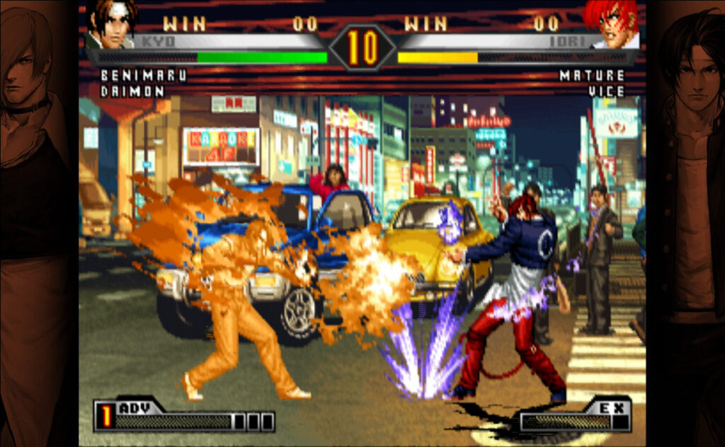 《拳皇98:终极对决/The King of Fighters 98: Ultimate Match》中文版|容量880MB|内置LMAO简中汉化|支持键盘.鼠标.手柄|赠游戏秘籍出招表插图7 《拳皇98:终极对决/The King of Fighters 98: Ultimate Match》中文版|容量880MB|内置LMAO简中汉化|支持键盘.鼠标.手柄|赠游戏秘籍出招表插图7