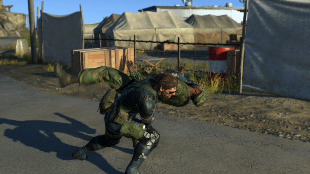 《合金装备5:原爆点/Metal Gear Solid V: Ground Zeroes》完整版|容量3GB|内置LMAO3.0简中汉化|支持键盘.鼠标.手柄|赠多项修改器|赠100%完成度全版本通关存档插图5 《合金装备5:原爆点/Metal Gear Solid V: Ground Zeroes》完整版|容量3GB|内置LMAO3.0简中汉化|支持键盘.鼠标.手柄|赠多项修改器|赠100%完成度全版本通关存档插图5