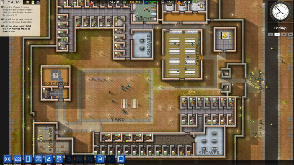《监狱建筑师/Prison Architect》BUILD 10630057|集成DLCs|容量555MB|官方简体中文|支持键盘.鼠标|赠多项修改器|赠700人超大监狱存档插图7 《监狱建筑师/Prison Architect》BUILD 10630057|集成DLCs|容量555MB|官方简体中文|支持键盘.鼠标|赠多项修改器|赠700人超大监狱存档插图7