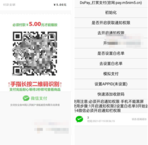 个码免签支付APP+聚合支付后台源码-山水资源站