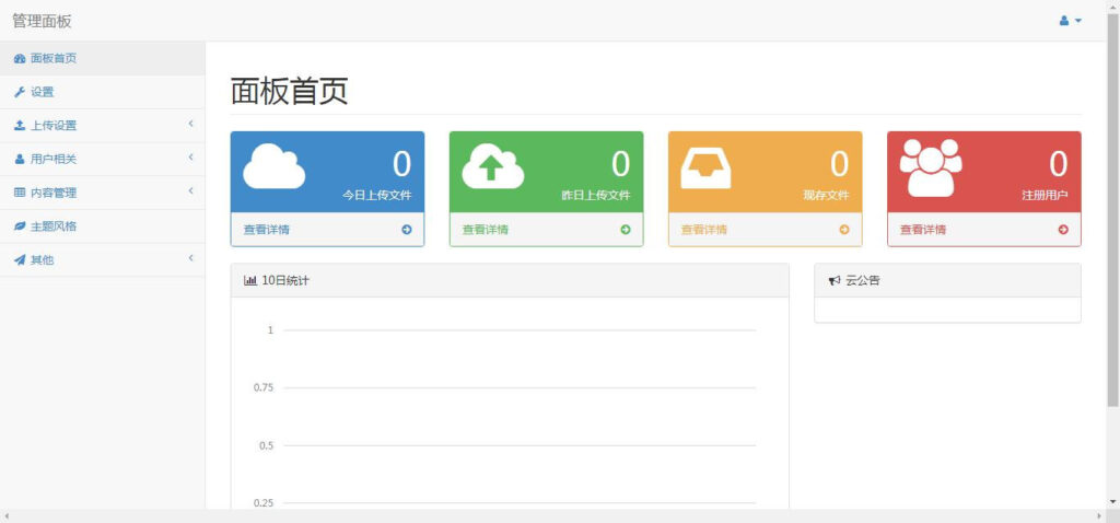 树洞外链 一款支持对接多家云存储的多功能网盘系统插图1 树洞外链 一款支持对接多家云存储的多功能网盘系统插图1