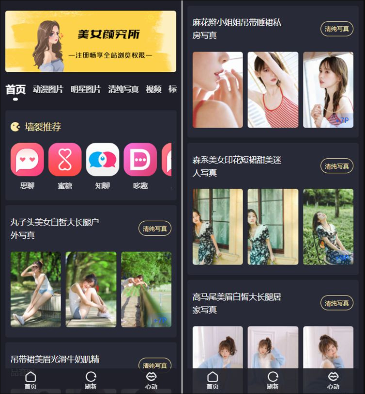 最新抖你妹原版主题源码仿抖音模式套图SEO源码_WordPress图片主题插图2 最新抖你妹原版主题源码仿抖音模式套图SEO源码_WordPress图片主题插图2