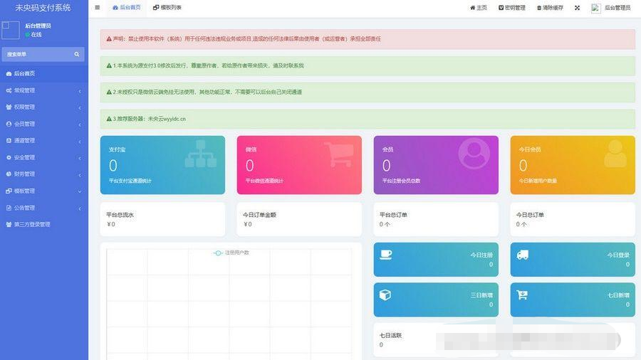 未央云个人免签约免挂机即时到账系统源码插图