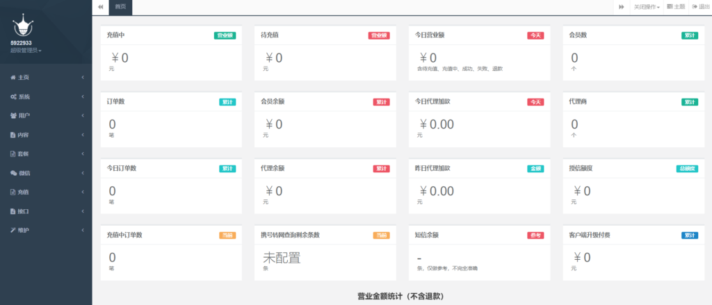 最新大猿人中控充值系统 免授权破解版 支持公众号H5、分销等功能插图3 最新大猿人中控充值系统 免授权破解版 支持公众号H5、分销等功能插图3