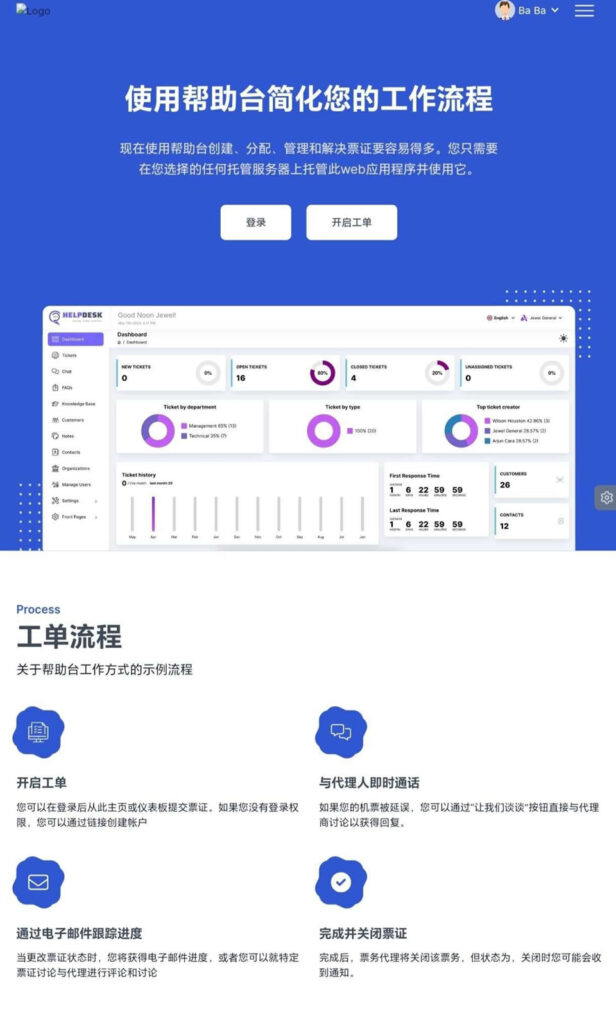 开心汉化轻量级工单与知识库一体化管理系统源码插图 开心汉化轻量级工单与知识库一体化管理系统源码插图