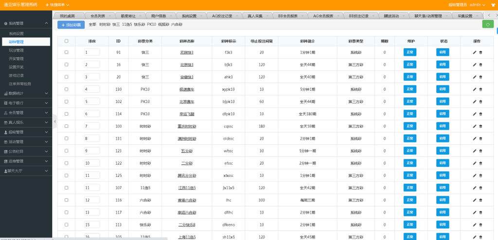 通亚彩票源码-大富5.0系统全新改版升级插图10 通亚彩票源码-大富5.0系统全新改版升级插图10