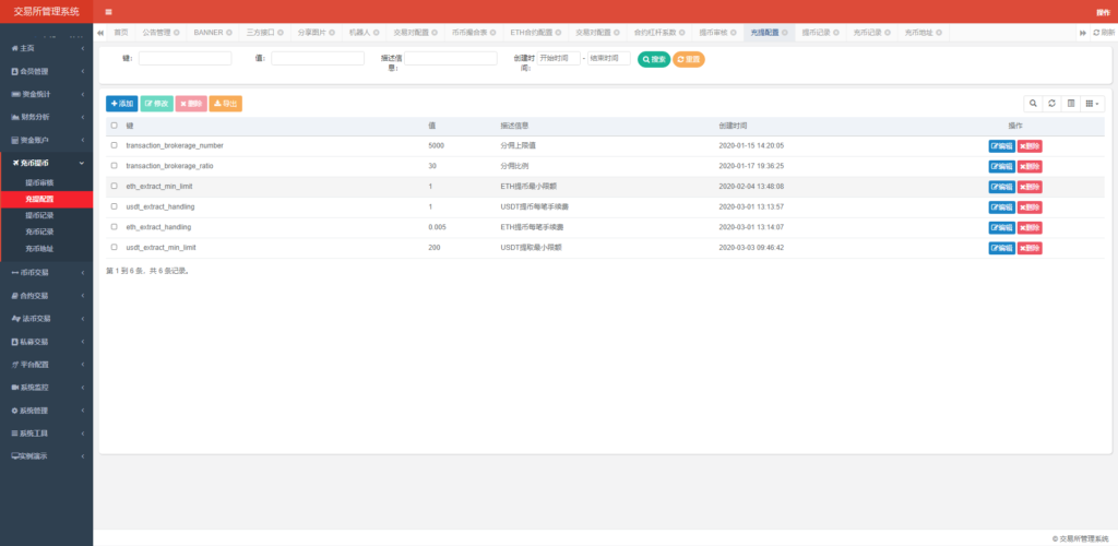 【商业源码】java区块链交易所源码/永续币币交易所/H5/PC/app源码/完整教程插图6 【商业源码】java区块链交易所源码/永续币币交易所/H5/PC/app源码/完整教程插图6