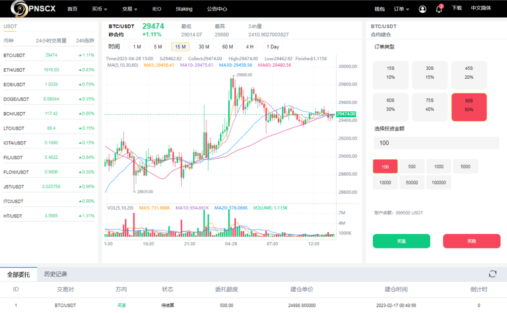 全开源代码白色UI界面虚拟币交易所系统源码,USDT/BTC加密货币交易所平台,虚拟币微交易币币合约交易插图7 全开源代码白色UI界面虚拟币交易所系统源码,USDT/BTC加密货币交易所平台,虚拟币微交易币币合约交易插图7