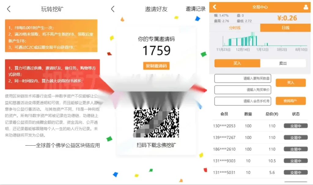 区块链念佛挖矿资金盘+算力源码|陀螺世界模式|带商城带曲线图插图1 区块链念佛挖矿资金盘+算力源码|陀螺世界模式|带商城带曲线图插图1
