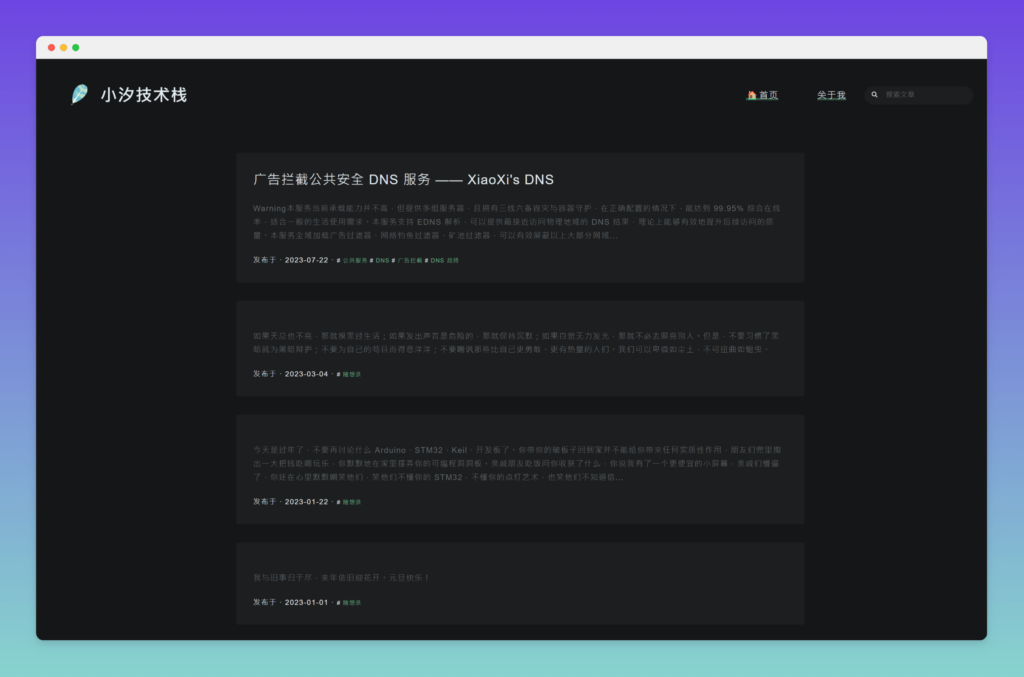 Simplecho 暗色极简风格插图