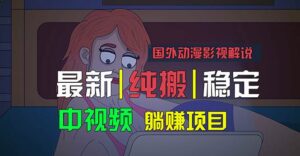 国外动漫影视解说，批量下载自动翻译，纯搬运稳定过原创-山水资源站
