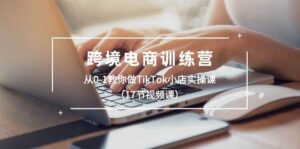 跨境电商训练营：从0-1教你做TikTok小店实操课（17节视频课）-山水资源站