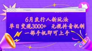 发行人计划最新玩法，单日变现3000+，简单好上手，内容比较干货-山水资源站