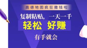 高德地图疯狂撒钱啦，复制粘贴一单接近10元，一单2分钟，有手就会-山水资源站