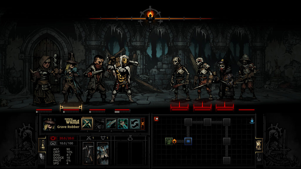 《暗黑地牢/Darkest Dungeon》v25661官中简体|容量3.72GB赠多项修改器|赠4周解锁存档插图2 《暗黑地牢/Darkest Dungeon》v25661官中简体|容量3.72GB赠多项修改器|赠4周解锁存档插图2