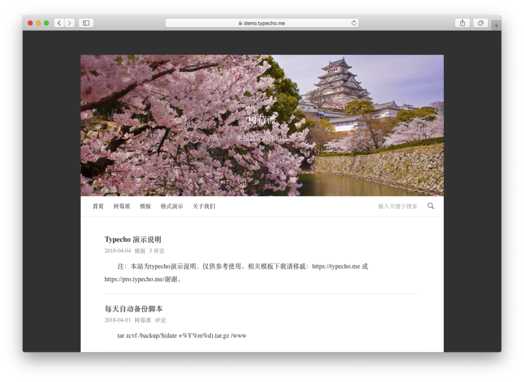 Rizhi 单栏日志模板插图