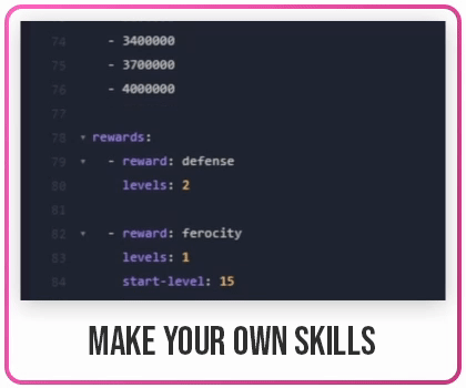 EcoSkills ⭕ 令人上瘾的 MMORPG 技能✅创建技能、统计数据、效果、法力✨即插即用 3.54.0插图3 EcoSkills ⭕ 令人上瘾的 MMORPG 技能✅创建技能、统计数据、效果、法力✨即插即用 3.54.0插图3