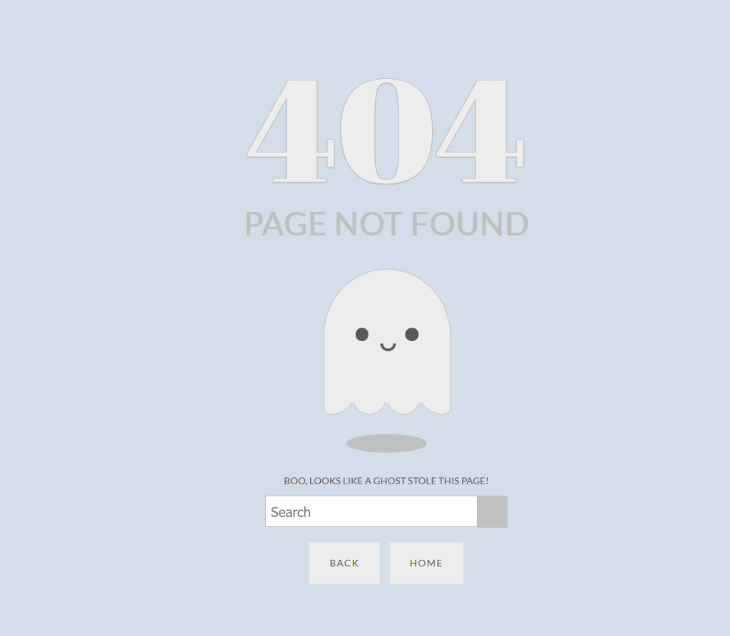 好看的幽灵404动态模板源码插图