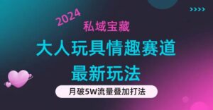 私域宝藏：大人玩具情趣赛道合规新玩法，零投入，私域超高流量成单率高-山水资源站