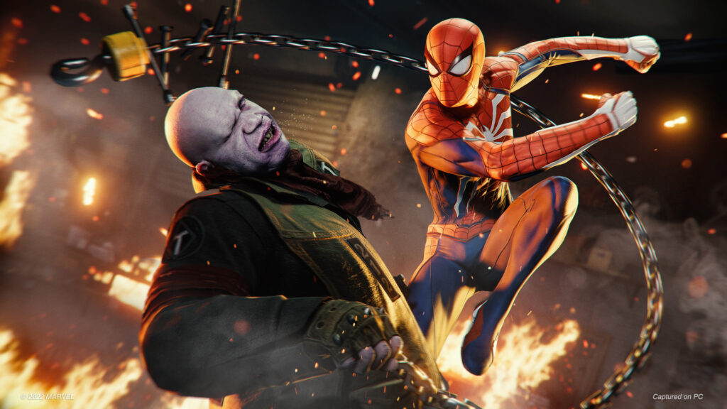 《漫威蜘蛛侠:重制版/Marvel s Spider Man Remastered》V2.1/官方繁体中文/赠二十七项修G器/100%全收集.全时装.全收藏.全技能.全资源存档/容量78.9GB插图 《漫威蜘蛛侠:重制版/Marvel s Spider Man Remastered》V2.1/官方繁体中文/赠二十七项修G器/100%全收集.全时装.全收藏.全技能.全资源存档/容量78.9GB插图