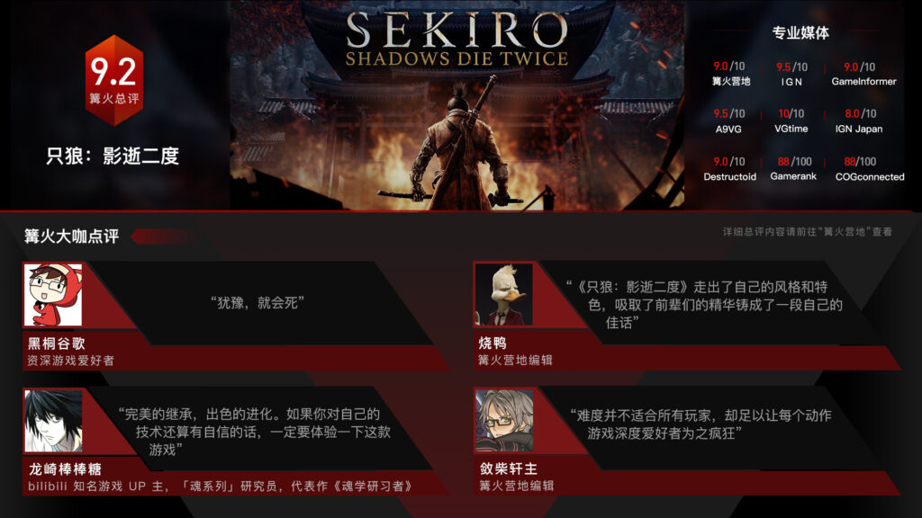 《只狼:影逝二度/Sekiro: Shadows Die Twice》v1.06|官方简体中文/赠多项修G器|赠一周目全义手忍具强化通关存档/容量14.9GB插图3 《只狼:影逝二度/Sekiro: Shadows Die Twice》v1.06|官方简体中文/赠多项修G器|赠一周目全义手忍具强化通关存档/容量14.9GB插图3