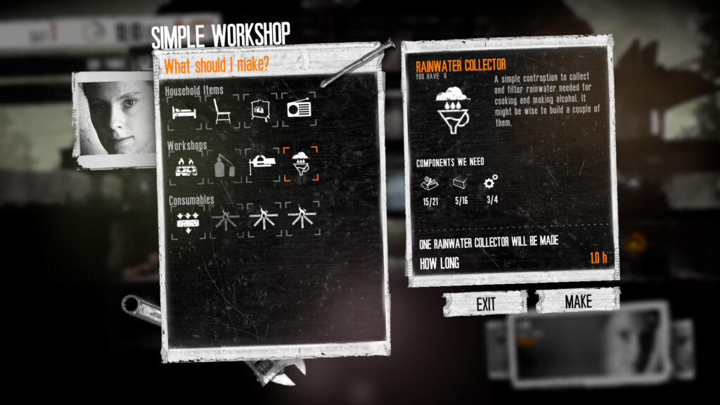 《这是我的战争完全版/This War of Mine: Complete Edition》Build.11326037|整合全DLC|容量2.61GB|官方简体中文/多项修G器/原声音乐/壁纸插图7 《这是我的战争完全版/This War of Mine: Complete Edition》Build.11326037|整合全DLC|容量2.61GB|官方简体中文/多项修G器/原声音乐/壁纸插图7