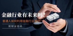 某付费文章：金融行业有未来吗？普通人如何利用金融行业发财?(附财富密码)-山水资源站