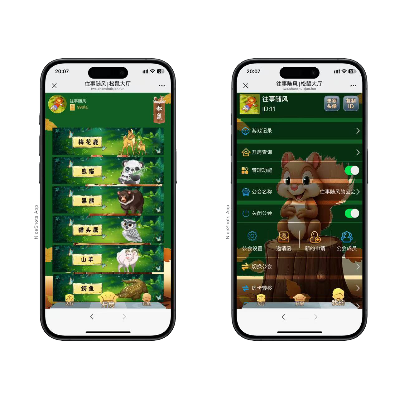 h5棋牌长链接免存储桶松鼠积分房卡大厅+视频文字双教程插图