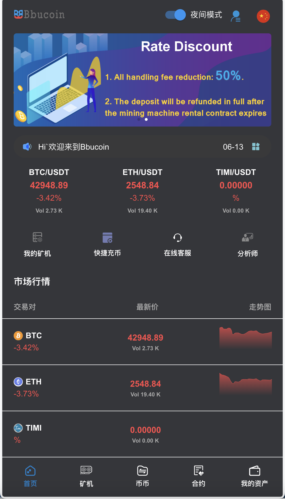 BBuCoin多语言交易所/币币交易+期权交易+秒合约交易+合约交易+机器人+平台币发行+行情控制+行情k线预设+跟投分析+完整教程插图