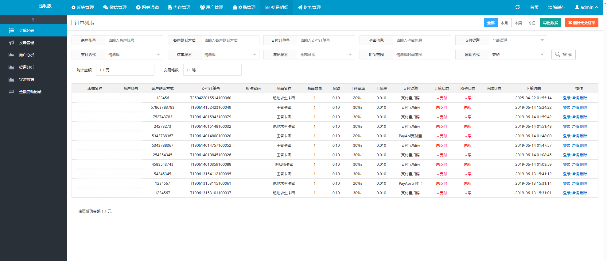 最新商业完整版企业自动发卡系统/多模板/代理分销/全新UI插图8