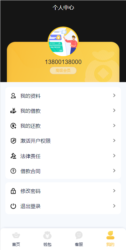 多语言海外小额贷款系统/vue全开源海外贷款源码插图4