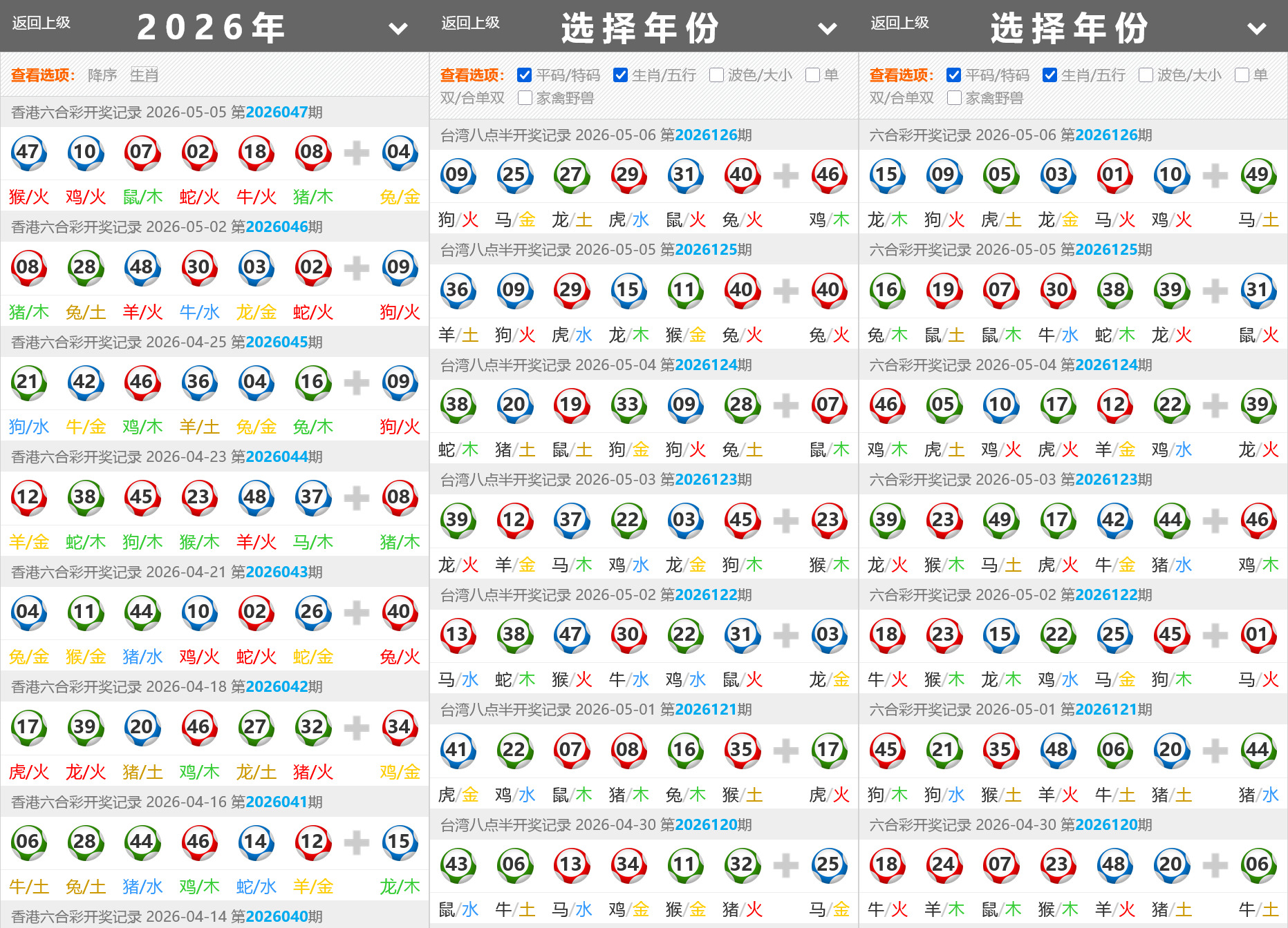 六合彩开奖网资料网全开源去后门 第一套 三彩种版本插图1
