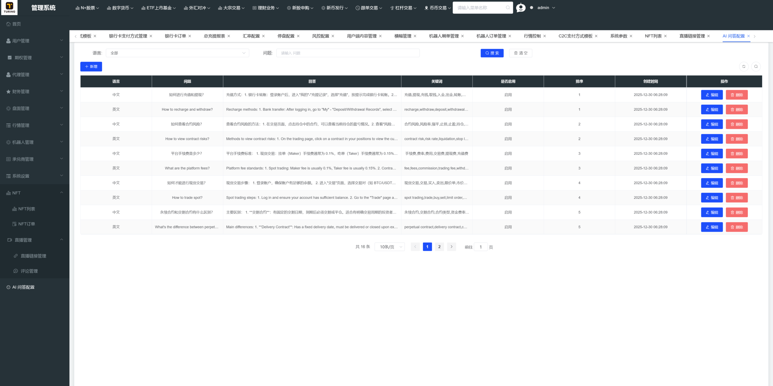 【全新UI综合交易所源码】C2C+股票+外汇+直播+AI问答+跟单+矿机+大宗商品股交易所源码+全开源+完整搭建教程插图44